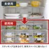 CB Japan Стеклянный набор для хранения и термостойких контейнеров, безопасных для кипятка, квадратный, 520 мл, 6, микроволновая печь, посудомоечная машина,