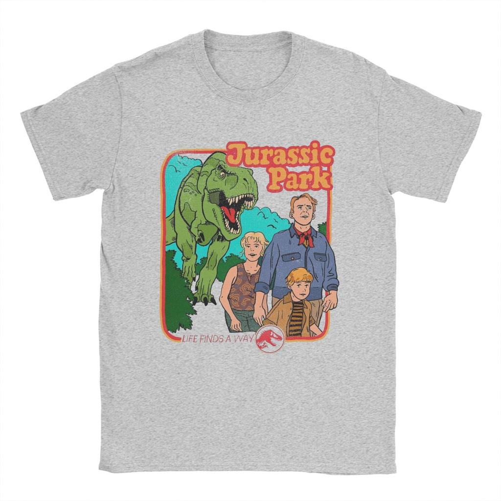 Парки Юрского периода Алан Грант Прогулка по природе Жизнь находит путь Футболки для мужчин Хлопковая футболка Футболки с коротким рукавом Новая одежда