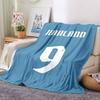 Haalands Number Jersey Blankets Flannel Printed Breathable Warm Throw Blanket for Home Office Bedspreads 0708a84