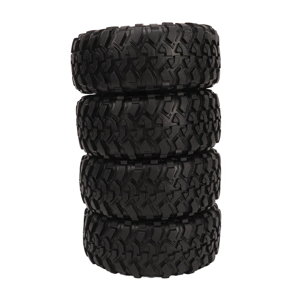 1.9in RC Car Tire Uneven Texture Surface Stable Grip Rubber Wheel Fit for 110 Remote Control