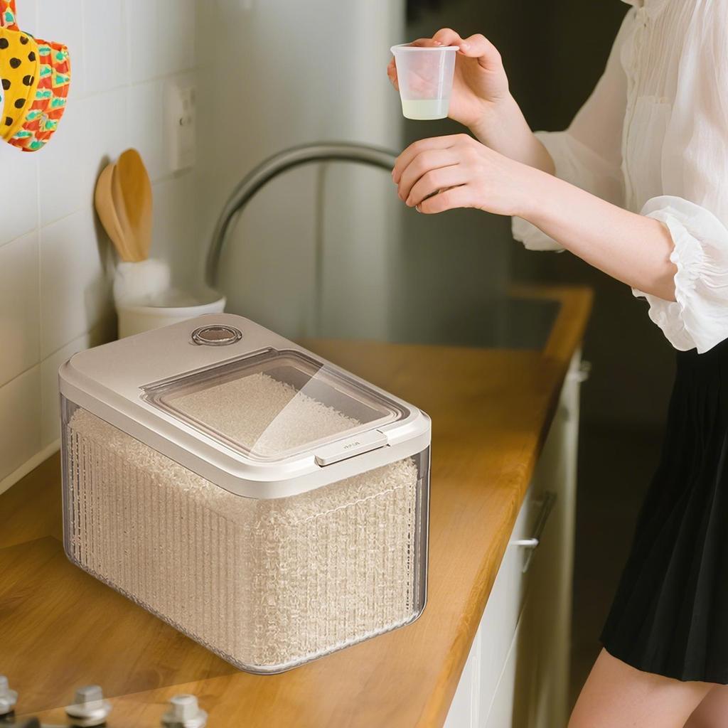 Dog Food Storage Container Large Capacity Transparent Pet Food Bucket Box Moisture Proof Dog Cat Dry Food Bin Sealed Container