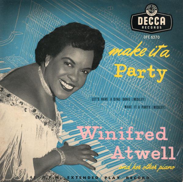 7inch Record WINIFRED ATWELL - Make It A Party DFE6370 Decca 1956 UK Jazz Used