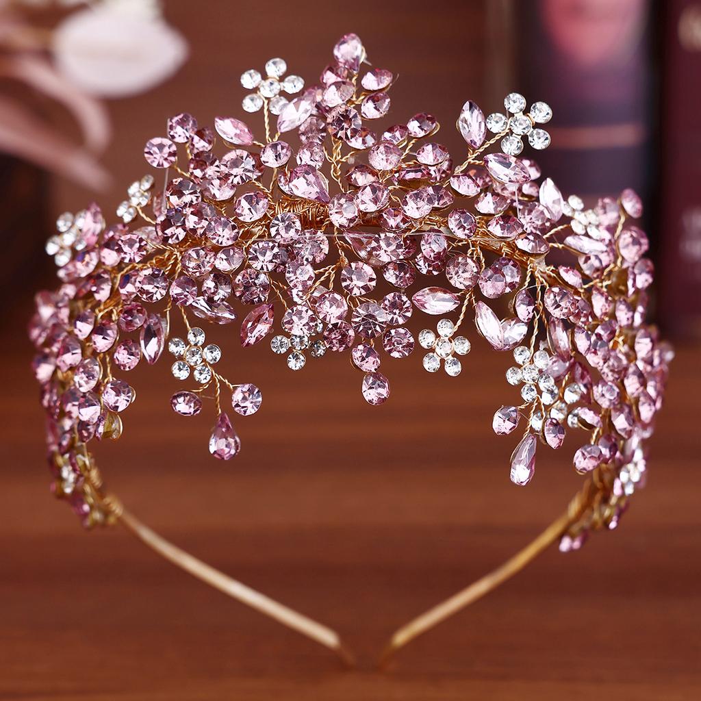 Свадебная повязка на голову, роскошная плетеная повязка на голову со стразами ручной работы, свадебное платье, свадебная повязка на голову, аксессуары для волос