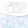 Planner Template Stencil Journal Drawing Scrapbook Painting DIY Office Supplies Stationery