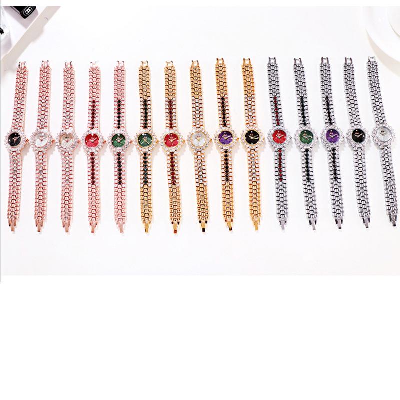 Light luxury full diamond women's watch niche quartz watch women's fashion gypsy star watch watch diamond