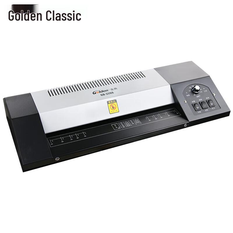 GOLDEN GD-3208 A3 Полнометаллический горячий/холодный ламинатор Штепсель CN (адаптер в комплекте)