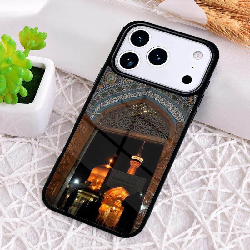 Мечеть Имам Али Исламский Шиитский Ударопрочный Чехол для Телефона iPhone 17 Air 16e 15 11 12 14 13 Pro Max Чехол Coque