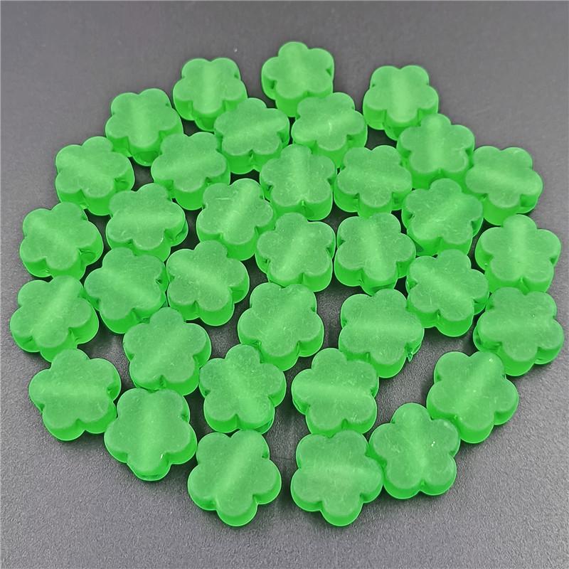 Изготовление ювелирных изделий Цветок сливы 10 шт. Форма цветка 15 мм Ожерелье Браслет DIY Аксессуары Прозрачные Для Матовых Бусин Акриловые Украшения Для Волос