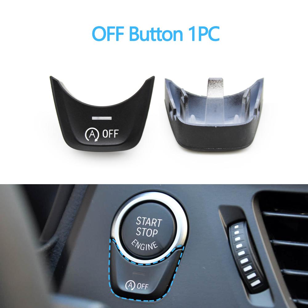 Car Engine Ignition Start Stop OFF Switch Buttons Cover For BMW 1 5 6 7 X3 X4 Series GT F52 G30 G31 G01 G02 G32 G11 G12 F97 F98