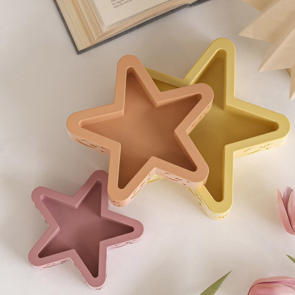 Multipurpose Sturdy Silicone Star Candle Holder Mould Set Portable for Resin Plaster Craft Supplies Assorted Sizes