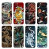 Прозрачный чехол для Apple iPhone 14 13 11 12 Pro 7 8 Plus XR X XS Max 6 6S 14Pro силиконовый чехол для телефона с изображением животного дракона