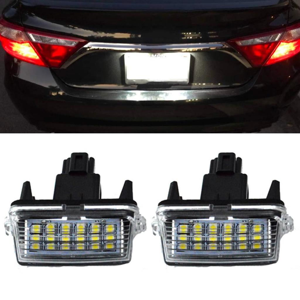 Светодиодная подсветка номерного знака 80 серии Noah/Voxy/Esquire гибридная совместимая с NHP10 Aqua/AVV50 Camry/AZK10SAI Sai поздний комплект из 2 шт.