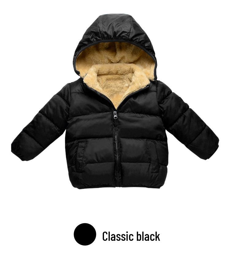 Детская зимняя верхняя одежда: Куртки из шерсти ягненка с хлопковой подкладкой и пуховики для мальчиков и девочек, детские теплые куртки
