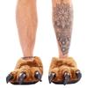 Slumberzzz Men's Monster Claw Plush 3D Slippers