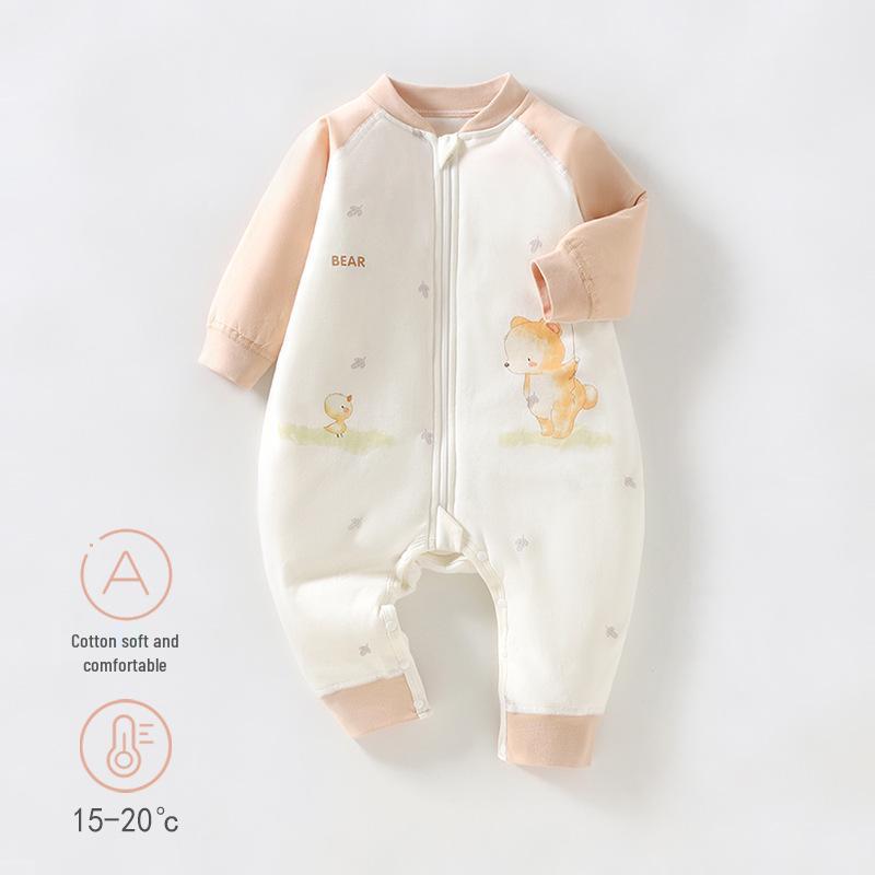 40g Padded Footed Baby Sleep Sack with Zipper - Autumn/Winter Anti-Kick Quilt for Newborns.