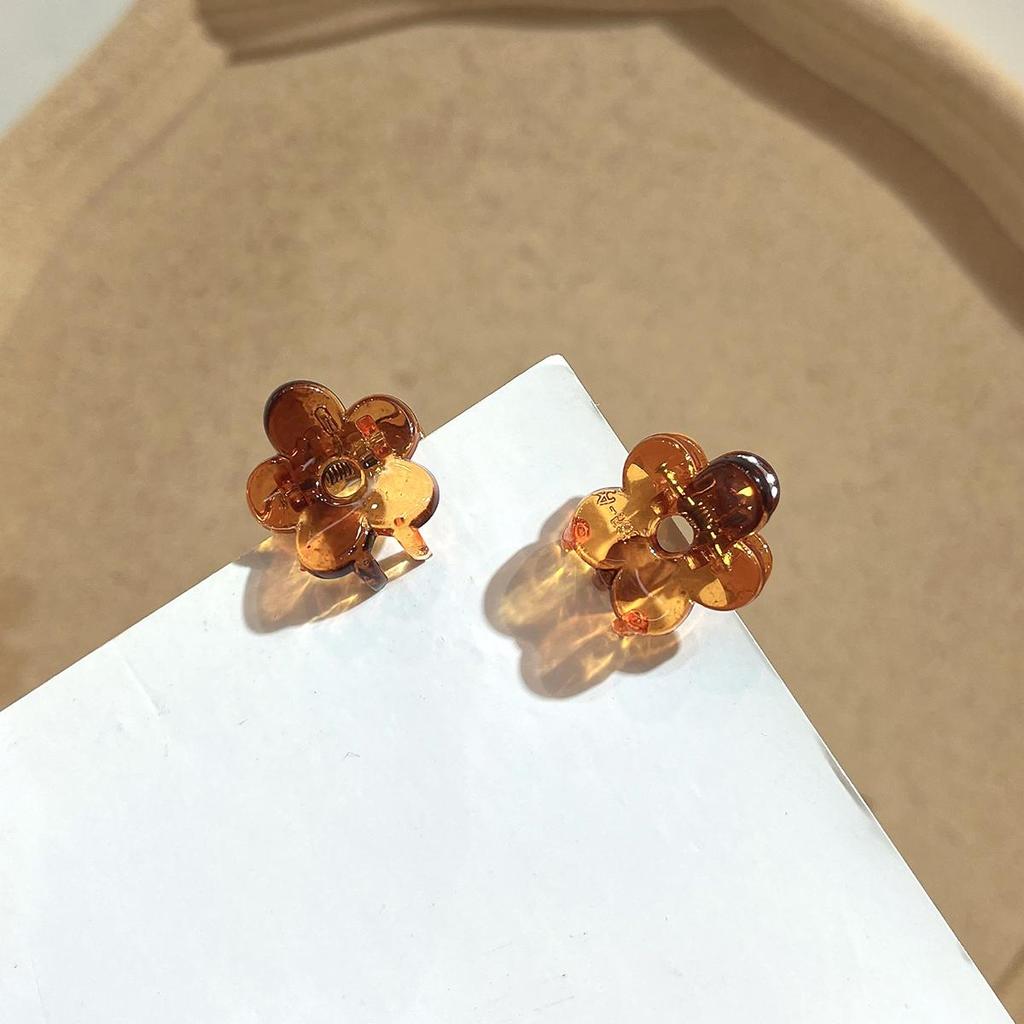 2 шт., акриловые цветочные мини-коготь для волос для женщин, девушек, макияж, заколки для волос, аксессуары для волос, зажим для волос, головные уборы