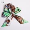 Good Ties Ribbon Small Scarves Silk Spring and Summer Long Scarves Girls Thin Narrow 4cm*85cm Hair Band Bundled