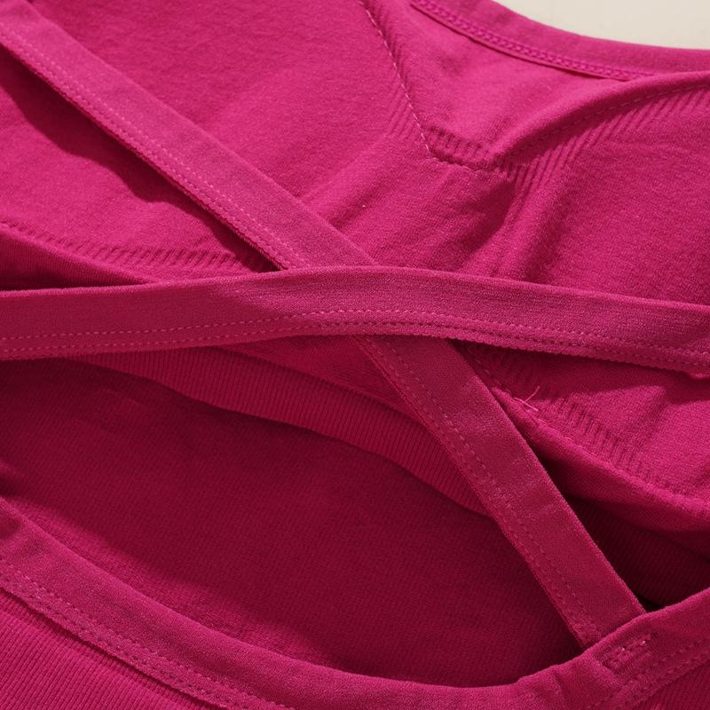 Топ-топ Hot Girl Style с нагрудными вкладышами для летней одежды с перекрестными бретелями на спине и открытой спиной для женщин