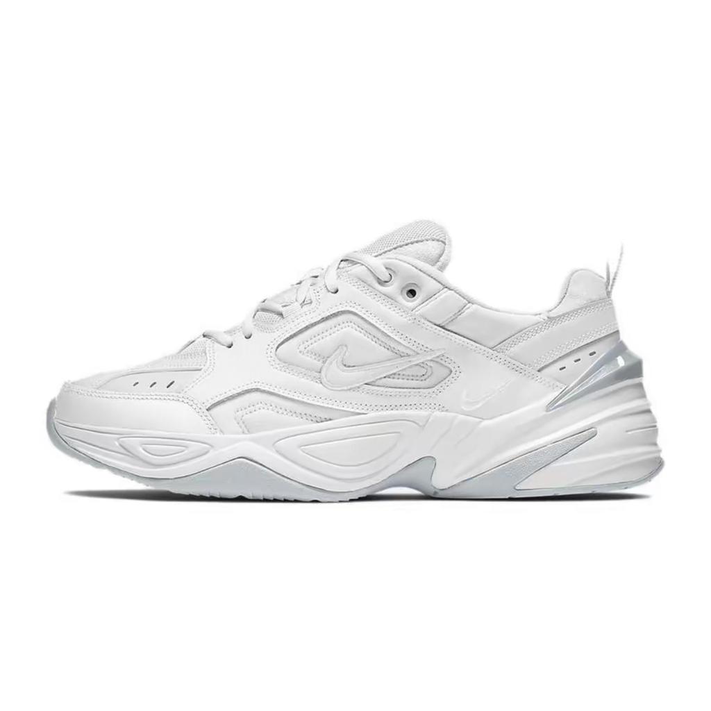 Nike M2K Tekno Blue And White Leather Cushioning Abrasion Resistant Breathable Height Increasing AV4789-101(Team28-)