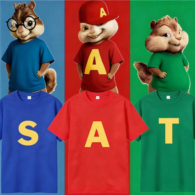 Alvin and The Chipmunks_ The Squeakquel's Pullover Men Woman ManDrop Shoulder T-shirt Available