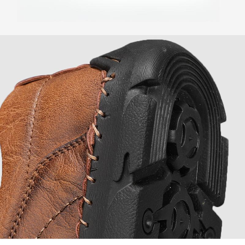 Мужская повседневная обувь Кожаные мокасины ручной работы Удобная мужская обувь Мокасины на плоской подошве Мужские кроссовки