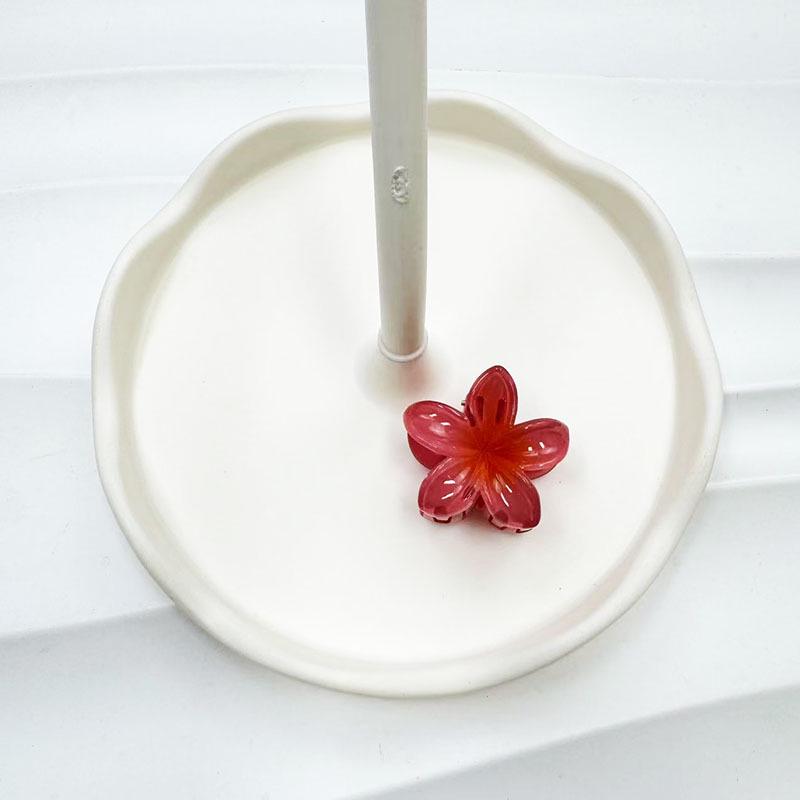 Европейский и американский Франжипани 4 см Модный зажим-краб для волос для пляжного отдыха