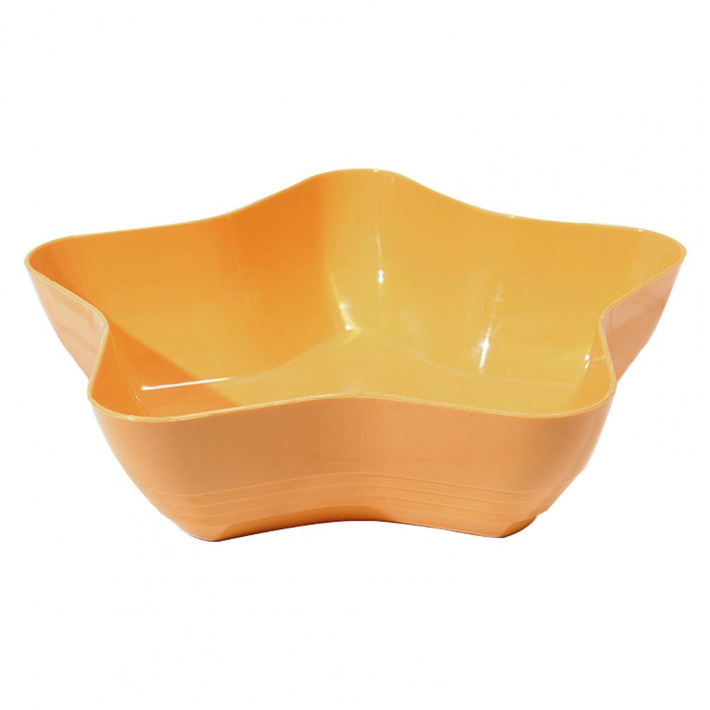 Тарелка для фруктов в форме пятиконечной звезды из пищевого пластика, многоцелевая, для закусок, фруктов, орехов, поднос для подачи блюд, миска, держатель для тарелок, кухонные принадлежности