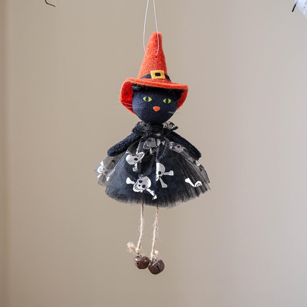 Pumpkin/Black Cat Halloween Pendant Ghost/Witches Halloween Ornament  Halloween Party Hanging