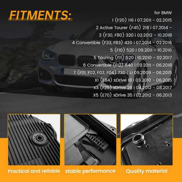 Поддон масляный АКПП BMW F20 F30 F80 X1 24118612901