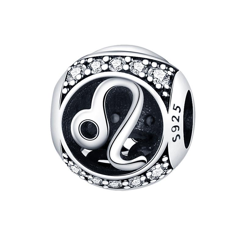 100% Медь 12 Знаков Зодиака Серия Абакус Шармы Бусины Подходят Пан Оригинальные Браслеты DIY Ювелирные Изделия Изысканное Изготовление Подарки