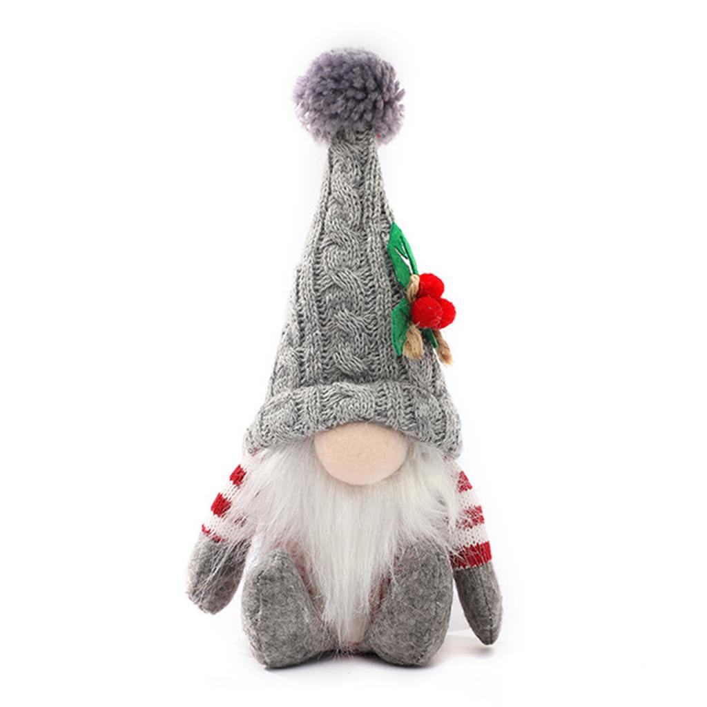 Plush Gnomes Hand-made Decoration Doll Xmas Nordic Holiday Home Decorations, For Dining Table Centerpiece