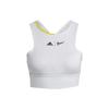 Твердый логотип высокоинтенсивный поддерживающий спортивный бюстгальтер для тренировок женское нижнее белье белый HF6319