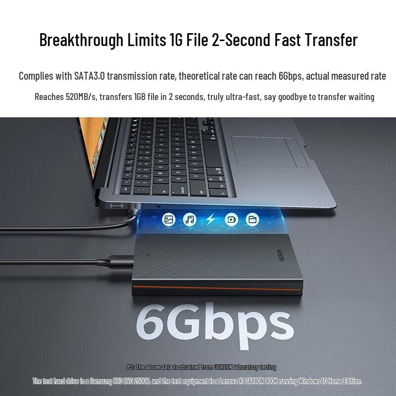 Ugreen Корпус для 2,5-дюймового SATA SSD/HDD USB 3.0