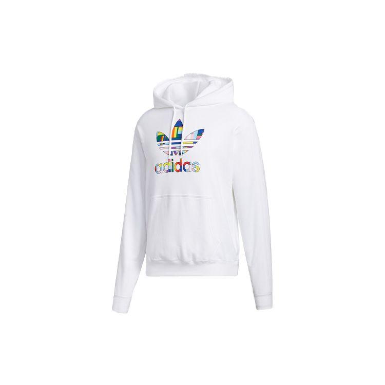 adidas Originals Trefoil Hoodie Мужские толстовки белые GD0956