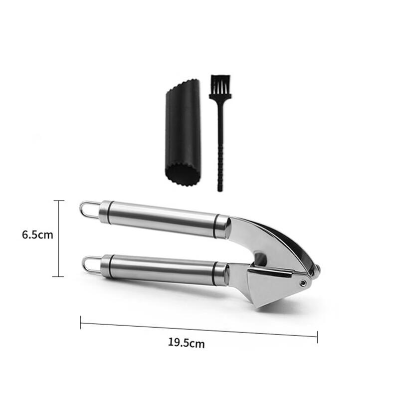 304 Stainless Steel Multifunction Garlic Press