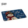 Non-slip Holiday Floor Mat Christmas Door Mat, Festive Entrance Rug, 35" x 24" Non-Slip Washable Winter Home Decor Entry Welcome Water Absorbent