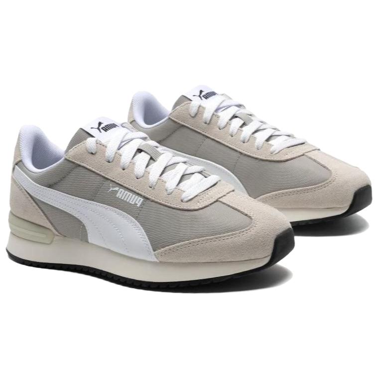 Puma Кроссовки унисекс R78 из нейлона в стиле ретро, ​​дымчато-серый, белый, серый, серые, 399250-02