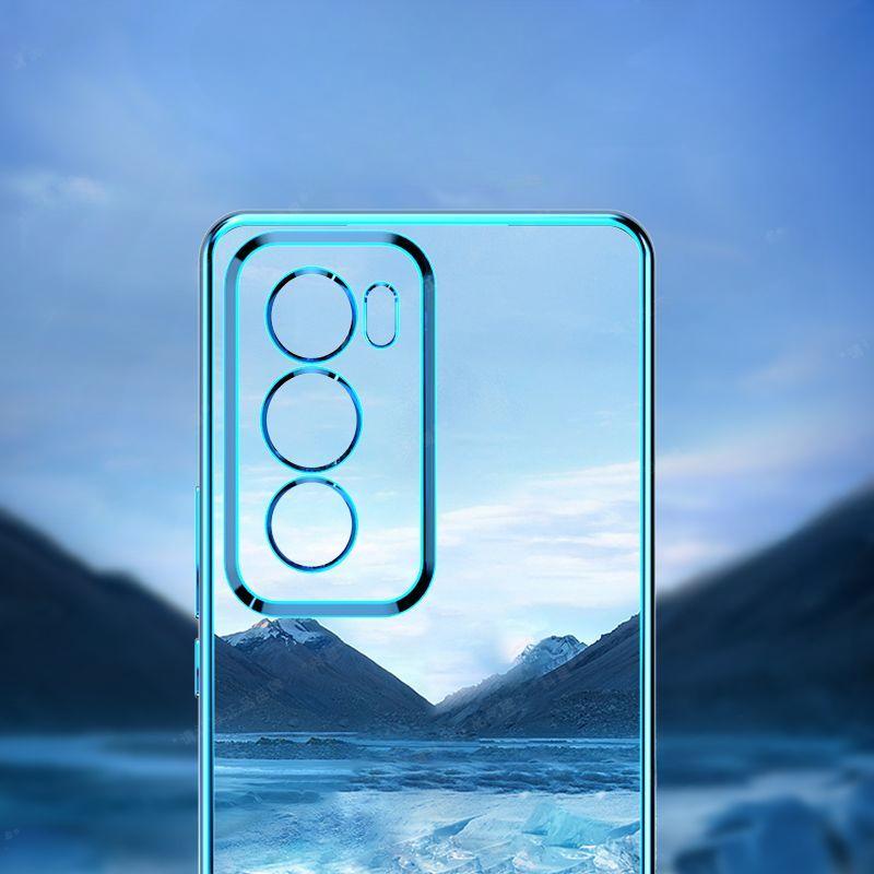 Гальванический чехол для телефона Oppo Reno12 Pro, мягкий силиконовый чехол из ТПУ для OPPO RENO Reno 12 12Pro RENO12, защитный чехол для объектива