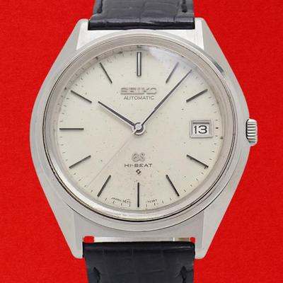 Grand 56GS Ref.5645-7010 Нержавеющая сталь Серебристый циферблат Медальон GS Автоматические с кожаным ремешком SEIKO Б/У