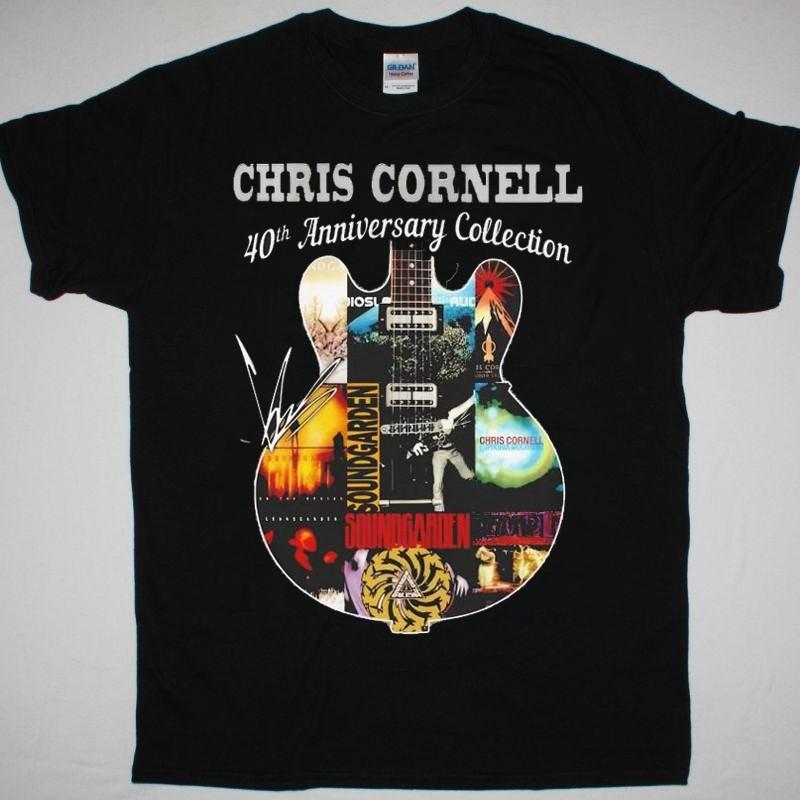VIntage Chris Cornell 40th Anniversary Cotton Shirt Unisex Concert S to5XL CR508 Unisex T-Shirt