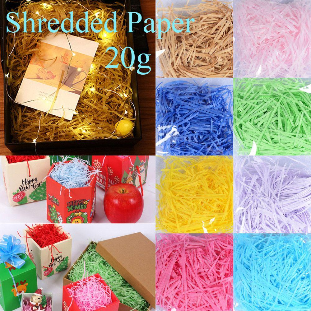 Packaging Accessaries Wrapping Supplies Gift Box Filler Party Decoration Raffia Shredded Paper