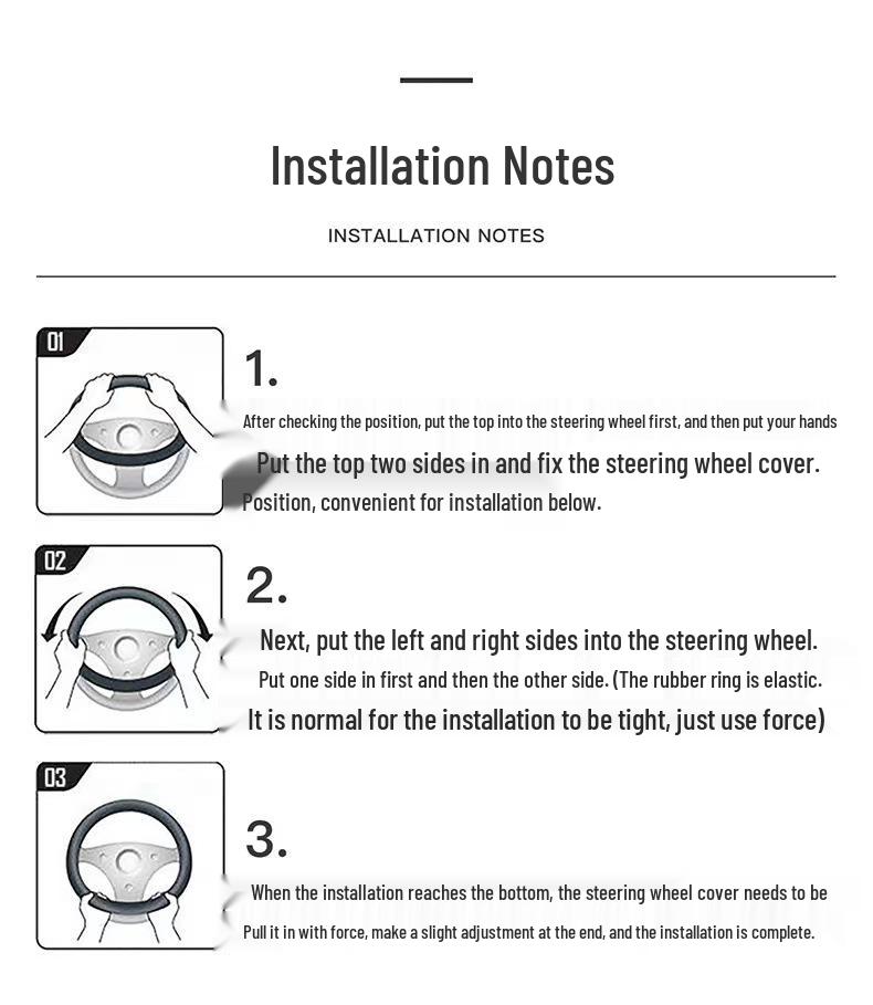 Универсальная оплетка на руль «Четыре сезона» - Классический, стильный и износостойкий аксессуар для интерьера автомобиля.