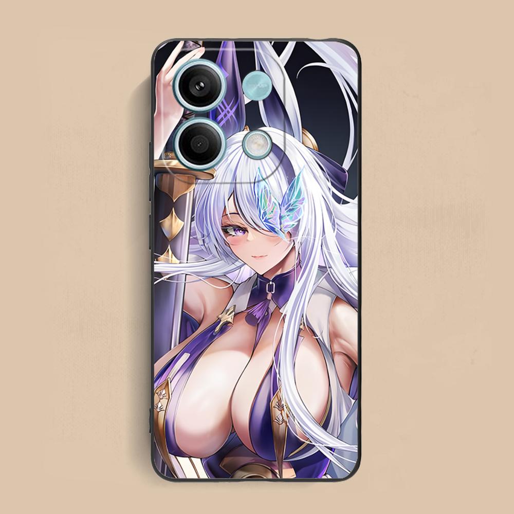 Матовый ТПУ чехол для мобильного телефона Azur Lane Unzen для Xiaomi Redmi Note 14 13 12 11 S Pro Plus 4G 5G Цветная печатная крышка