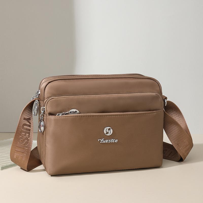 Нейлоновая сумка через плечо, женская сумка на плечо, материнская сумка, многослойная маленькая квадратная сумка для выхода в свет