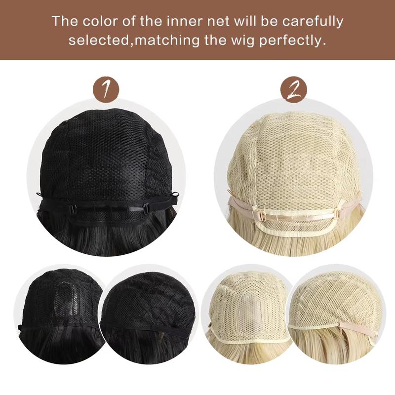 Best-selling 26-inch synthetic wig for long straight hair for cosplay, Halloween everyday wig, high-temperature hairpiece