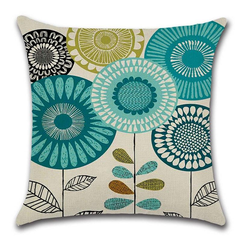 Stylish Floral Cushion Cover For Bedroom Dining Room And Home Office 45cm
