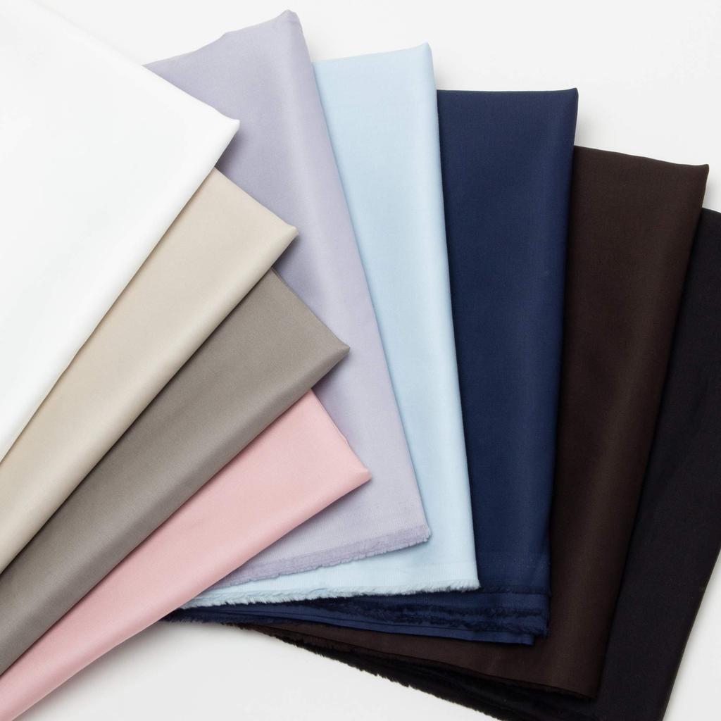 Ткань Nippon Chuko Cotton Satin Ширина 108 см x 10 м Белая ткань Однотонная ткань Хлопковый сатин Отрезной YS11063-1-10M