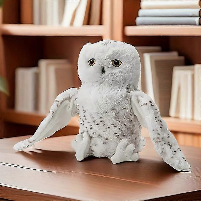 Owl Hand Puppet Plush Toy, 20cm/7.8in Animal Cartoon Finger Story Doll, Educational Baby Toy for Family Play & School Performance