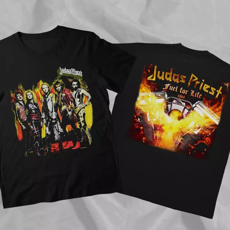Футболка Judas Priest 1986 Tour Fuel For Life с двусторонним принтом
