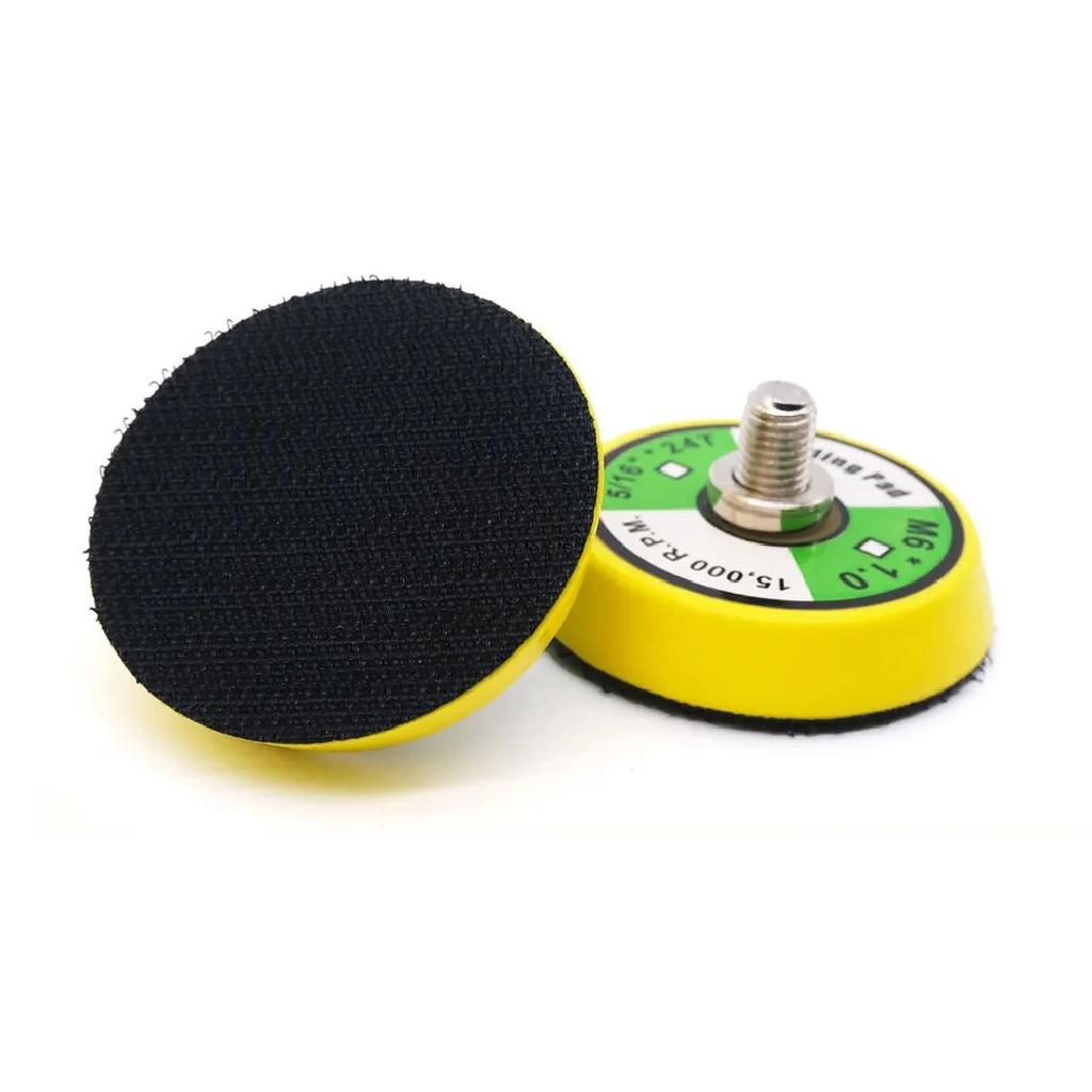 SUBRILLI 1/2/3/4 Inch Sanding Disc M6 5/16*24T thread Sander Backer Pad For Air Polisher Back Plate Abrasive Grinding Tool